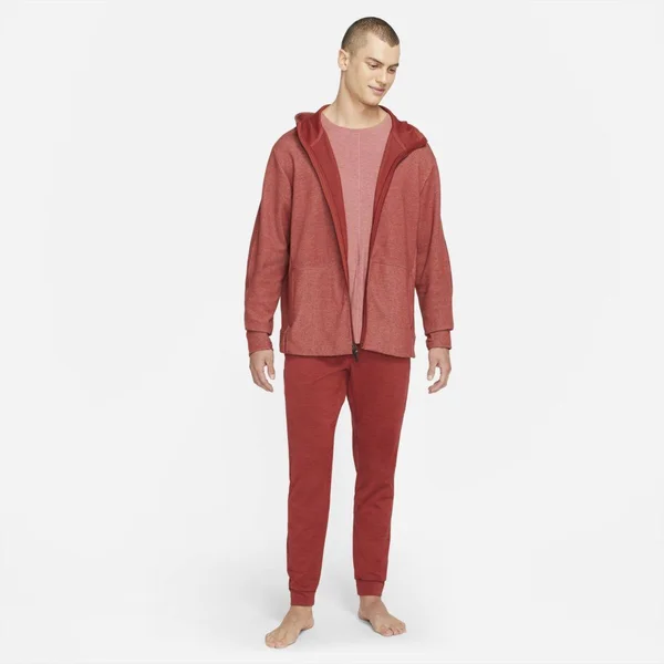Nike Yoga Men's Full-Zip Hoodie in Red - Size: Small, CU6260-689