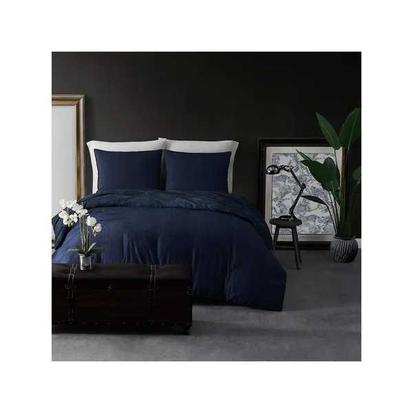 Sean John Denim Comforter Set Blue Full/Queen