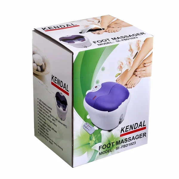 All in One Foot Spa Bath Massager W Motorized Rolling Massage Heat Wave O2