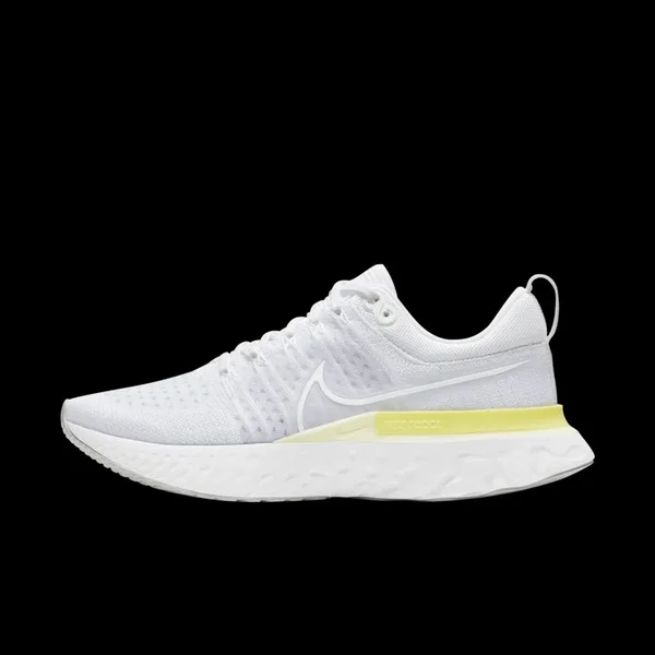 Nike React Infinity Run Flyknit 2 White Women's Running Shoes - Size: 12