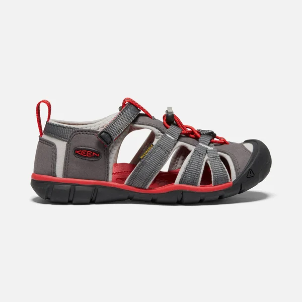 Keen Kids& Seacamp II CNX Sandal - 12 - Magnet - Drizzle