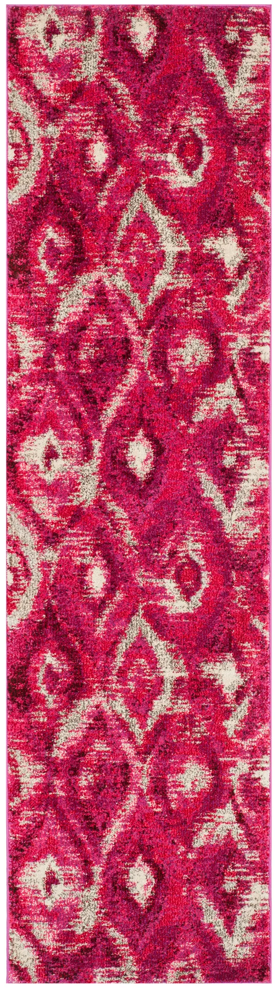 Safavieh Monaco MNC242D Fuchsia, Cream Rug 6&7x22 x 6&7x22 Round