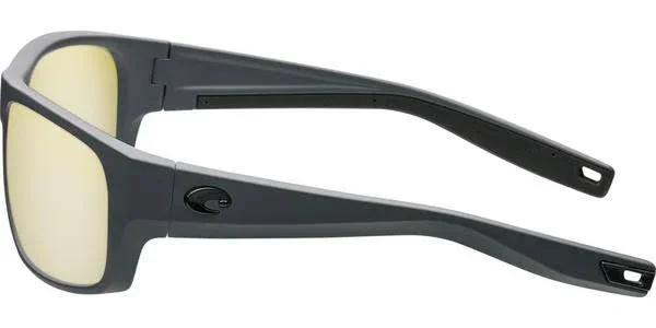 Costa Del Mar Tico 580G Polarized Sunglasses - Matte Gray/Sunrise Silver Mirror