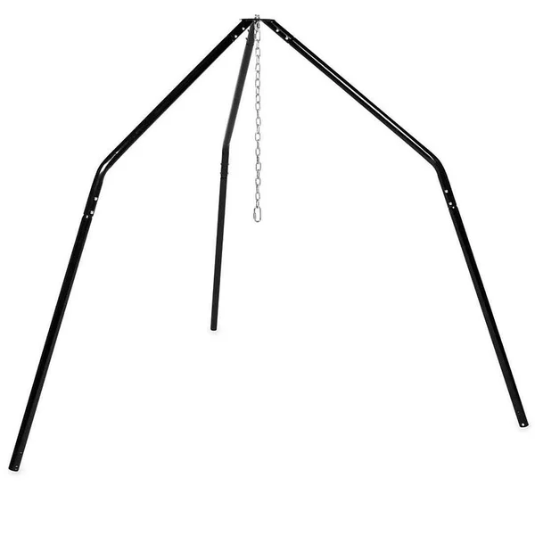 HearthSong HugglePod Hangout Hanging Tent and Family Hangout Steel Stand Set, Red