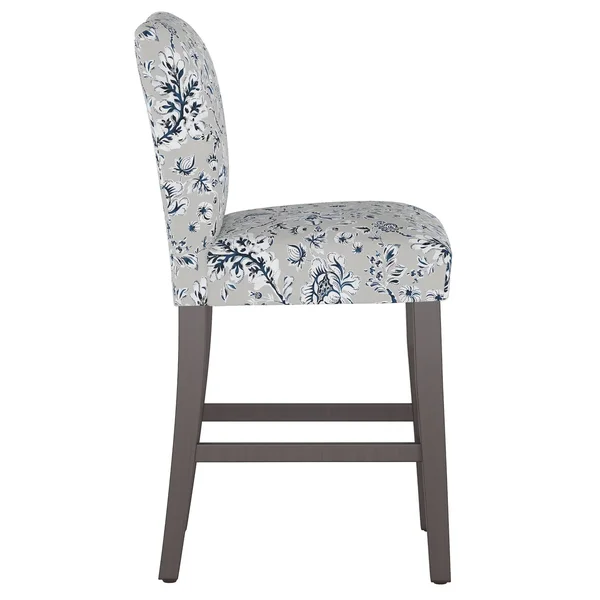 Counter Height Barstool Indian Blockprint Gray - Threshold