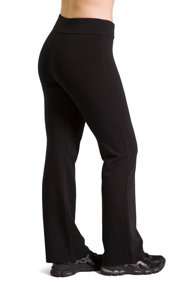 Fishers Finery Women's Ecofabric Bootleg Yoga Pant; Bootleg Athletic Pant