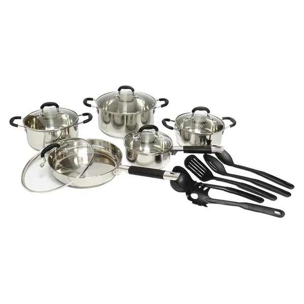 Gourmet Chef 15 Piece Stainless Steel Cookware Set