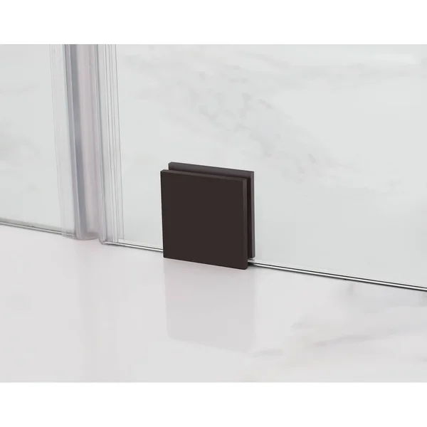 Aston SDR985 Nautis Completely Frameless Hinged Shower DOOR, Chrome, 71-in L x 72-in H