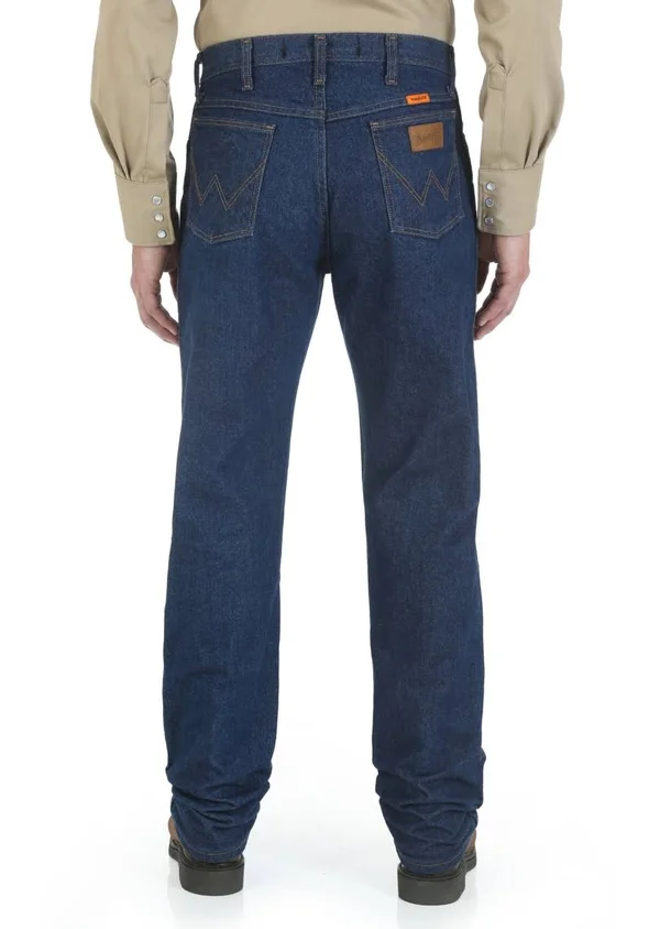 Wrangler Men's Original Fit Prewashed Flame Resistant Big Jean