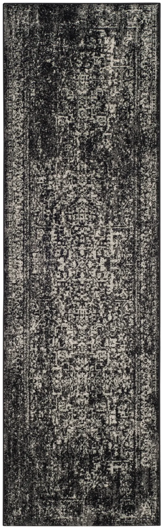 Safavieh Evoke EVK256R Area Rug Black/Grey 2&2x22 x 7& Runner