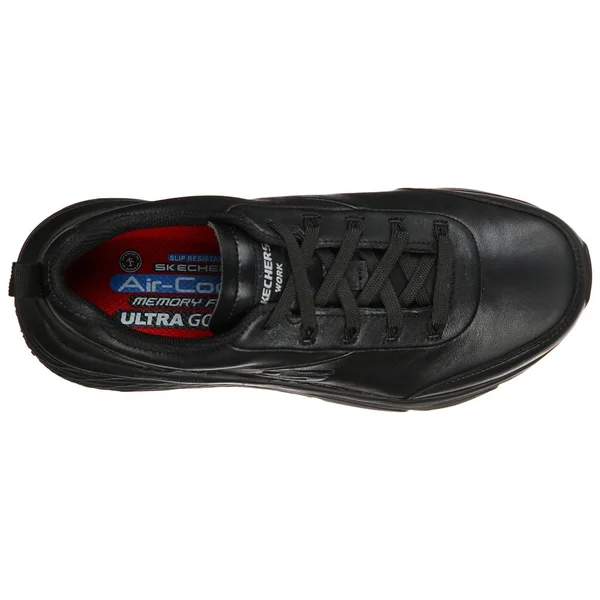 Skechers Women's Work Relaxed Fit Max Cushioning Elite SR Kajus, Black