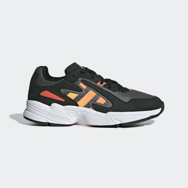 Adidas Mens Yung-96 Chasm Black/coral/red Shoes - EE7227