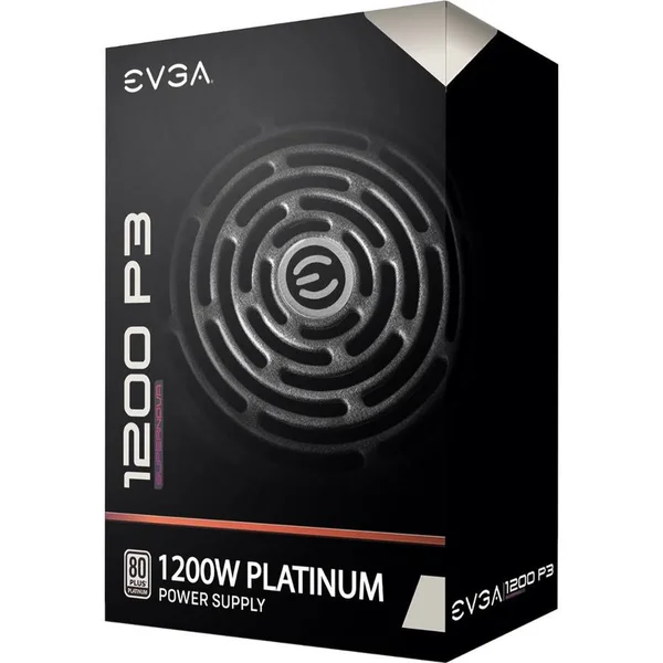 EVGA Power Supply 220-P3-1200-X1 Supernova 1200 P3 1200W 80 Plus Plati