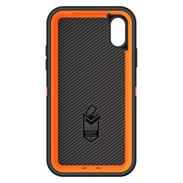 OtterBox Defender Case for iPhone XS and X - Black/Orange/Realtree Xtra Camo
