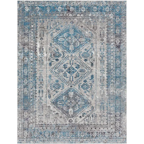 Artistic Weavers Desta Blue/Grey Area Rug, 6&7x22 Square