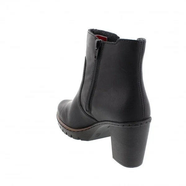 Rieker Y2574-00 Black 38 EU Womens Ankle Boots