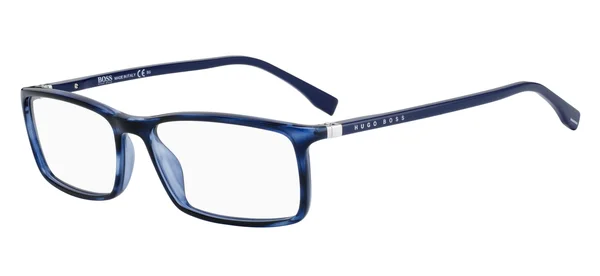 Boss 0680/N 02W8 Gray Horn Rectangular Eyeglasses