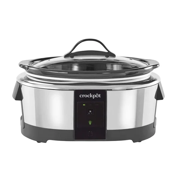 Crock-pot 2101704 6 Quart Slow Cooker Works with Alexa, Programmable Stainless