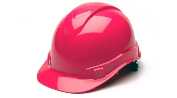 Pyramex HP44170 Hi-Vis Pink Cap Style 4-Point Standard Ratchet