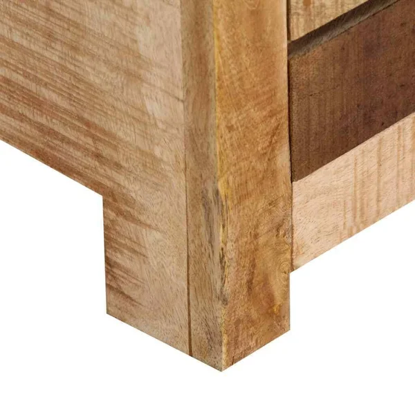 vidaXL TV Cabinet 47.2x22x11.8x22x15.7x22 Solid Mango Wood - 247692