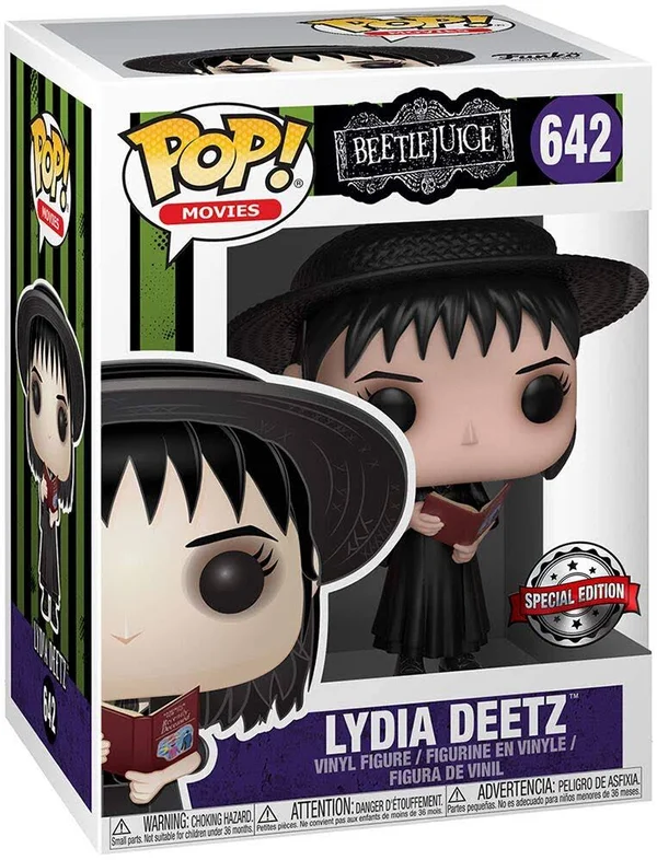 Pop! Movies #642: Beetlejuice: Lydia Deetz (with Handbook) Box Lunch