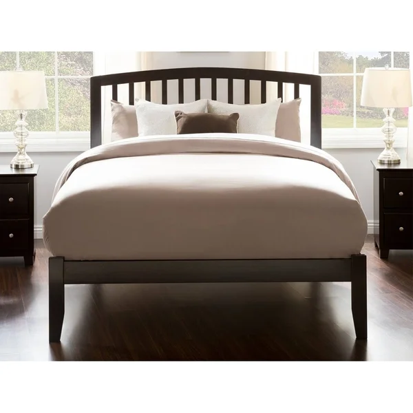 Atlantic Furniture Richmond Queen Platform Bed in Espresso - Brown