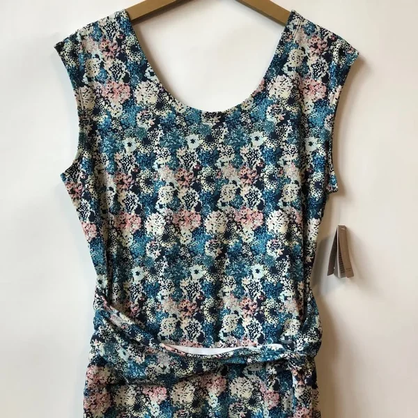 Patagonia Seabrook Twist Dress - Women's FURNAI Floral/New Navy - L