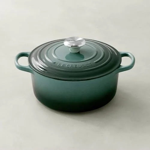 Le Creuset Signature Cast-Iron Round Dutch Oven - 4 1/2-Qt., Ocean, Williams Sonoma