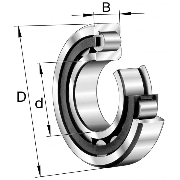 SKF Nu 319 ECM/C3 Cylindrical Roller Bearings