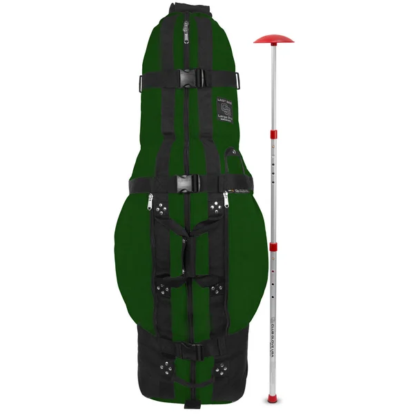 Club Glove Last Bag Large Pro Travel Bag with Stiff Arm Green