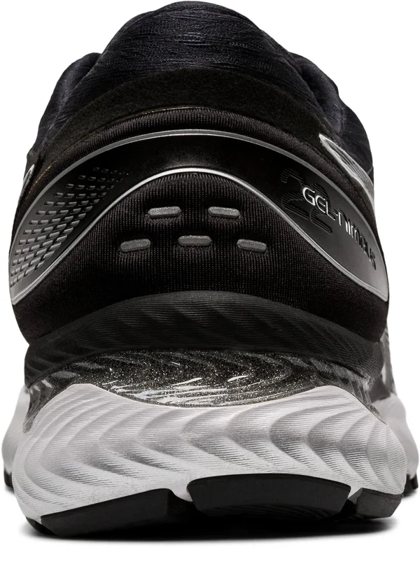 Asics GEL-Nimbus 22 White/Black Men's Running Shoes - Size: 6