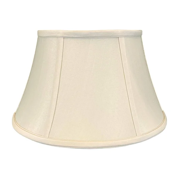 Royal Designs Shallow Drum Bell Bouillotte Lamp Shade - Beige, 9.5x15x8 - Single
