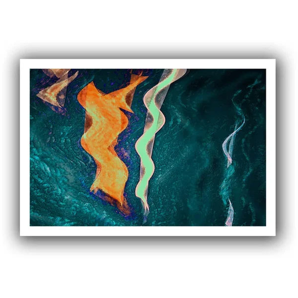 ArtWall Dean Uhlinger 'The Depths' Unwrapped Canvas - Multi - 36x52