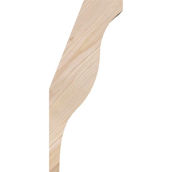 3 1/2x22W x 6x22D x 14x22H Funston Smooth Brace - Douglas Fir