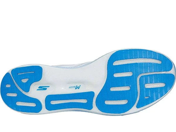 Skechers Men's GOrun Razor 3 Hyper Running Shoes, White/Blue, 8.5