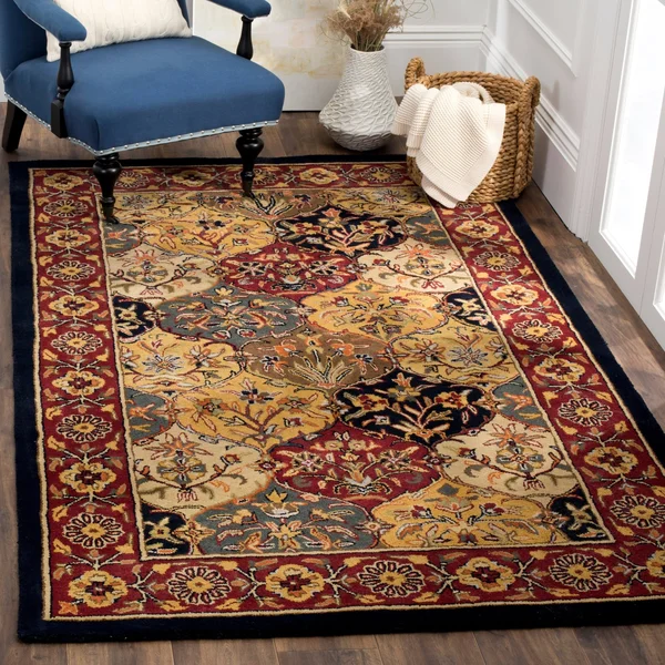 Safavieh Heritage Multi/Red 8 ft. x 8 ft. Round Area Rug
