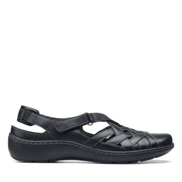 Womens Black Leather Clarks Cora Dream Size 8