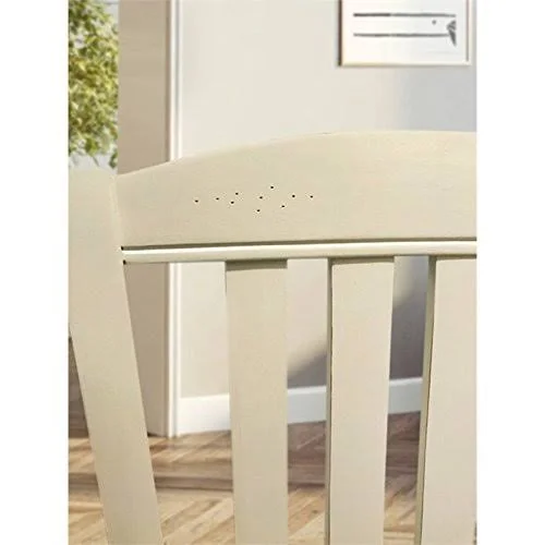 Furniture of America Besette Cottage Counter Height 2 Tone Dining Chair - Set of 2