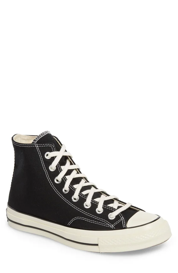 Converse Unisex All Star 70&s High Top Sneakers - Black/Egret, W 11/M 9