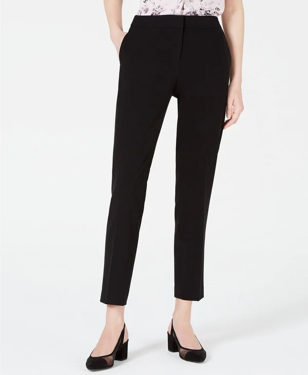 Bar III Straight-leg Dress Pants - Created for Macy&s - Black - Size 14