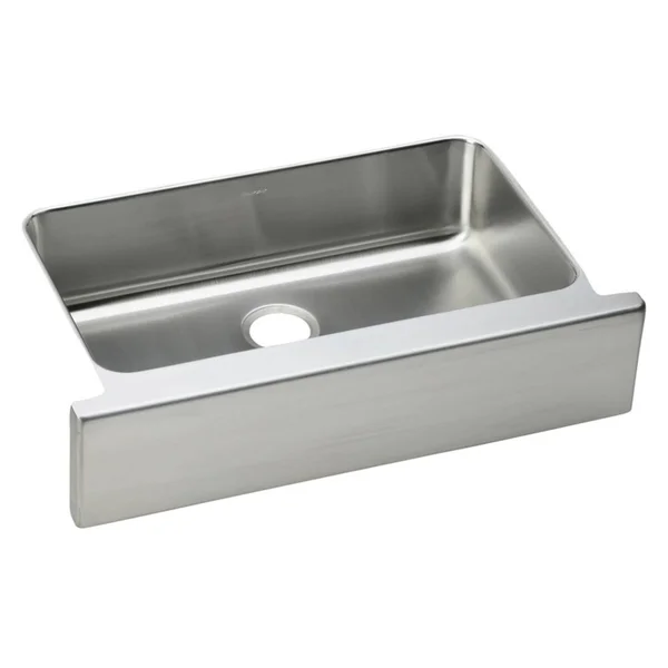 Elkay ELUHFS2816 Lustertone 33 in. x 20-1/2 in. Single Bowl Farmhouse Sink (Stainless Steel)