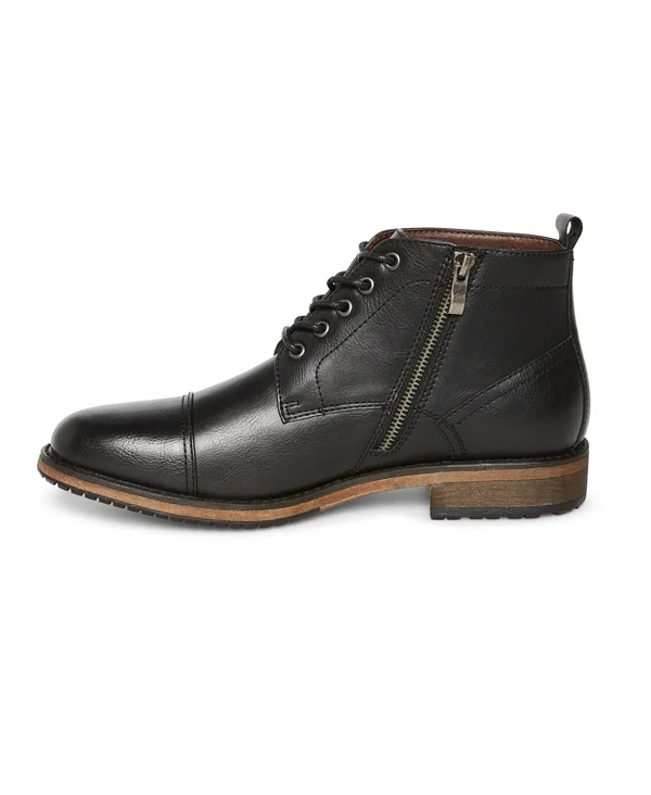 Perry Ellis Men's Manning II Boots in Black - Size 9.5, Regular