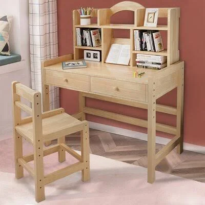 Clapham Desk with Hutch Harriet Bee Color (Top/Frame): Oak