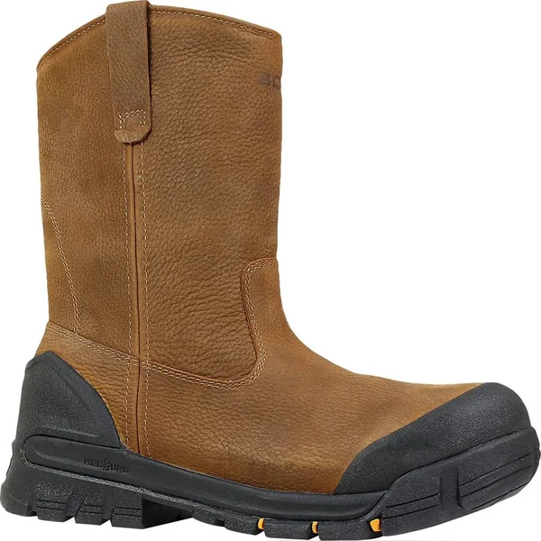 Men's Bogs Bedrock Wellington Composite Toe Boot, Size: 14, Brown