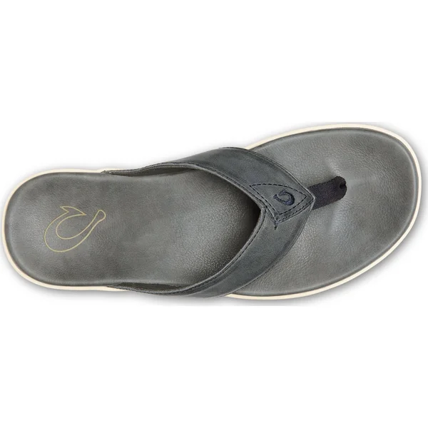Olukai Men's Nalukai Sandal - 8 - Lava Rock/Lava Rock