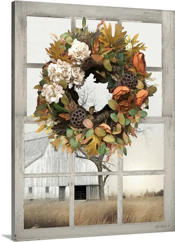 Fall Window View I - Canvas Wall Art, 30x40, Great Big Canvas