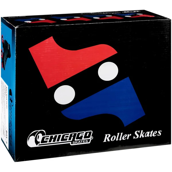 Chicago Boys& Quad Roller Skates, Black