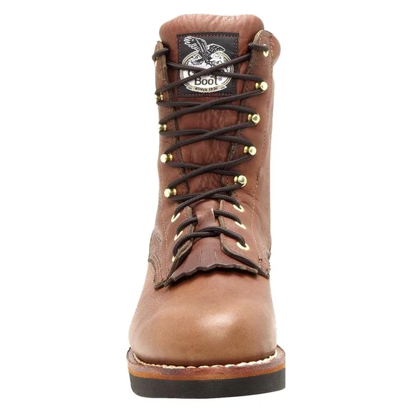 Georgia Boot Men's G70 8x22 Work Lacer Shoes - Walnut, Size 9.5W