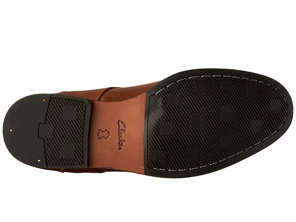 Clarks Men's Broyd Mid Chukka Boot, Size: 8, Tan Leather
