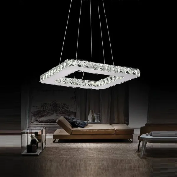 CWI Lighting 5080P15ST-S Ring LED Chandelier with Chrome Finish